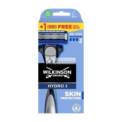 Wilkinson Hydro 3 holiaci strojček na pokožku 1 + 1 1ks