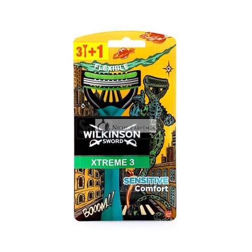 Wilkinson Xtreme 3 Sensitive Comfort Jednorazový Holiaci Strojček