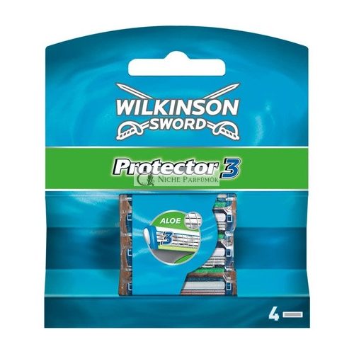 Wilkinson Sword Protector 3 Čepele 4 Kusové Balenie