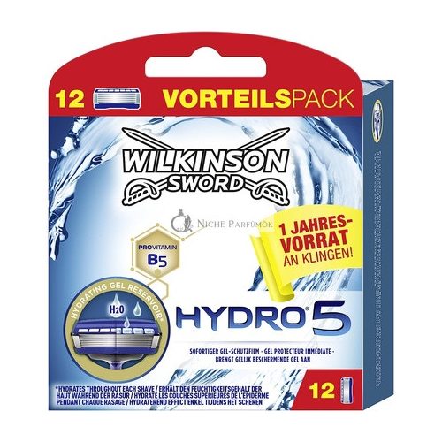 Wilkinson Sword Hydro 5 Pánske holiace čepele 12 kusov