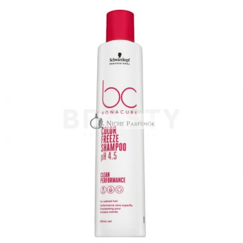 Schwarzkopf Professional BC Bonacure Color Freeze Shampoo pH 4.5 Clean Performance védő sampon festett hajra 250 ml