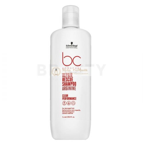 Schwarzkopf Professional BC Bonacure Repair Rescue Shampoo Arginine erősítő sampon sérült hajra 1000 ml