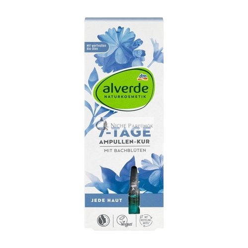 Alverde Naturkosmetik Ampulková liečba pleti, 7ml