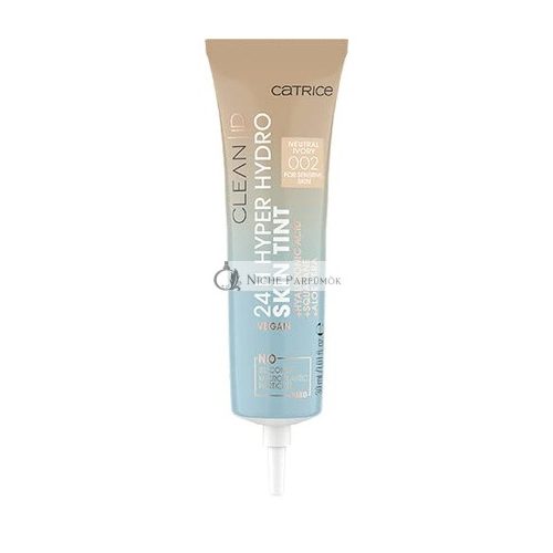 Catrice Clean ID 24H Hyper Hydro Skin Tint Makeup Základ, 30 ml - Neutrálna Slonovina