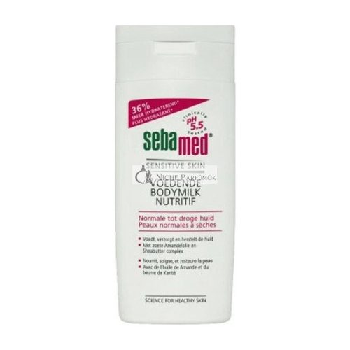 Sebamed Výživné Telové Mlieko, 200 ml