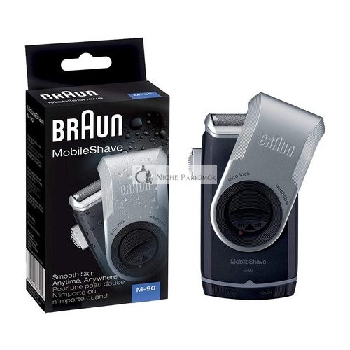 Braun PocketGo Mobilné Holiace Strojčeky Úplne Umývateľný M90 Čierny/Strieborný