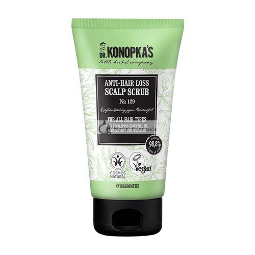 Dr. Konopka's Exfoliačný čistiaci prostriedok proti vypadávaniu vlasov Nº129, 150ml