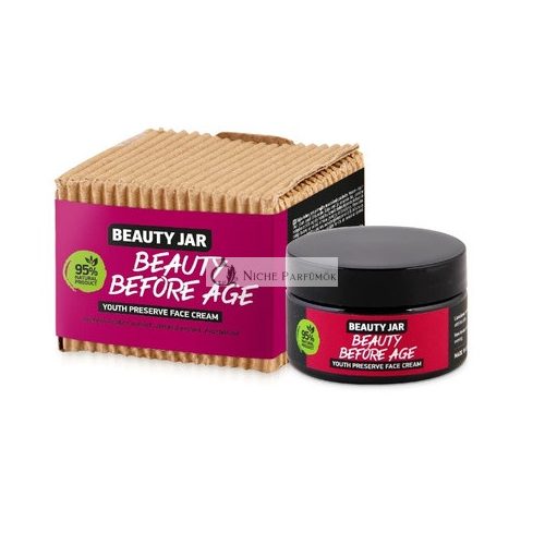 Beauty Jar Beauty Before Age Krém na Tvár s Centella Asiatica, Kvetinovým Extraktom Acmella a Avokádovým Olejom, 60ml