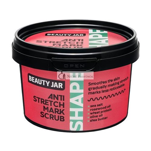 Beauty Jar Tvar Anti-Striá Masážny Scrub, 400g