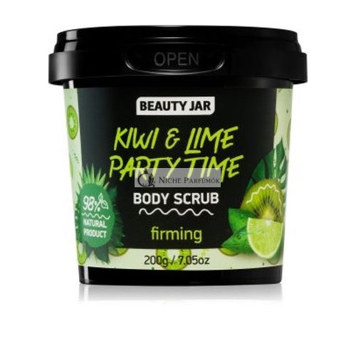 Beauty Jar Kiwi Lime Party Time - Telový peeling, 200 g