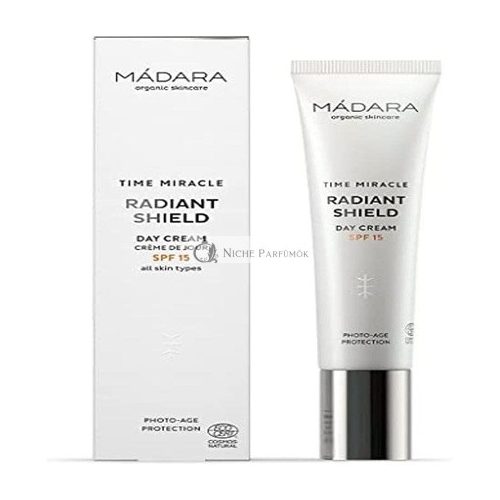 Mádara Time Miracle Rádiant Shield Denný Krém SPF15, 40 ml