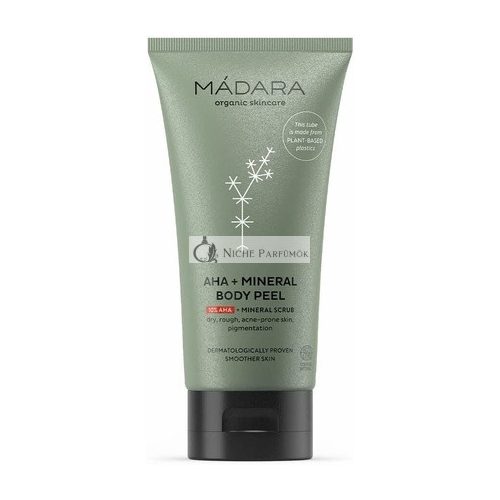 MÁDARA Minerálny telový peeling AHA+, 175ml