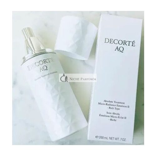 COSME DECORTE AQ Absolútna Emulzia Mikroradiancia, 200 ml