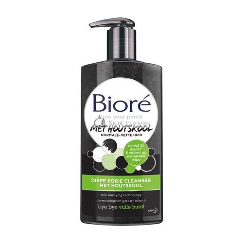 Biore Čistiaci prostriedok s aktívnym uhlím - 200 ml