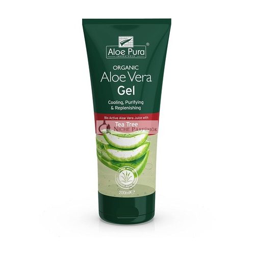 Aloe Pura Organický gél z aloe vera s čajovníkom chladivý a čistiaci 200ml