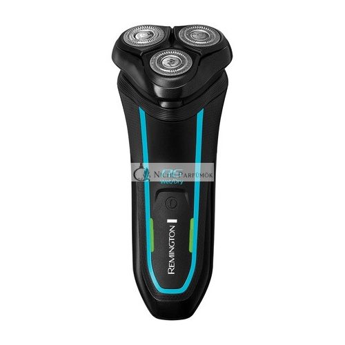 Remington R6 Aqua Wet & Dry Pánsky Elektrický Rotujúci Holiaci Strojček 100% Vodotesný, Vysúvací Trimmer, 60 minút použitia, 90 minút nabíjania, 5 minút rýchlonabíjania, Bezdrôtové USB Nabíjanie, Cestovná Taška, R6000