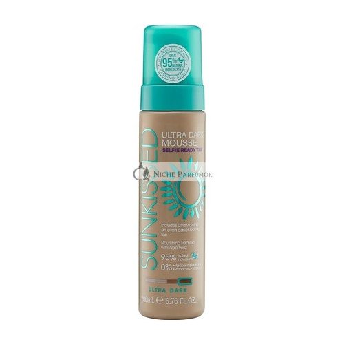 Sunkissed Samoopalovací Mousse Ultra Dark, 200ml, 95% Prírodné