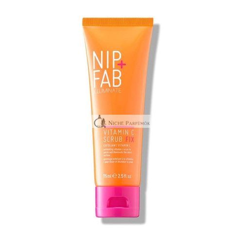 Nip + Fab Vitamin C Fix Scrub na tvár s kokosovým olejom a kávovými zrnami, 75ml