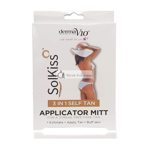 Derma V10 Solkiss 3-in-1 Samoopaľovací Aplicačný Rukavica