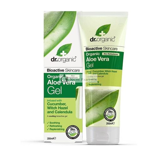 Dr Organic Aloe Vera Gél s uhorkou, 200ml