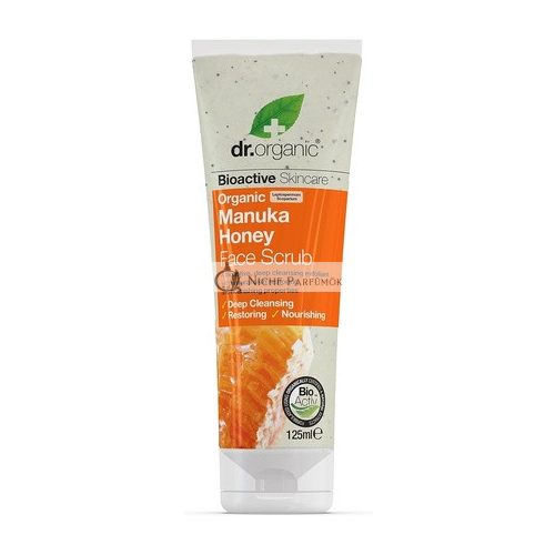 Dr Organic Manuka Honey Peeling na Tvár Prírodný Exfoliačný 125ml