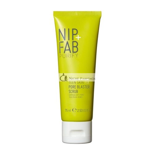 Nip+Fab Teen Skin Fix Pore Blaster Scrub, 75ml