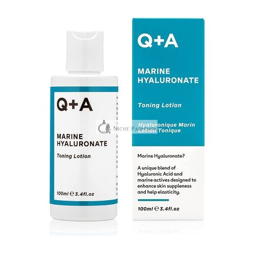 Q+A Morský Hyaluronát Tonizačný Lotion s Hyalurónovou Kyselinou a Morskými Aktívami, 100ml