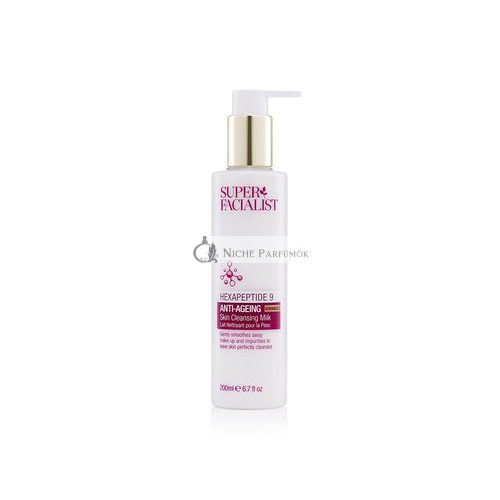 Super Facialist Hexapeptide-9 Anti-Ageing Advanced Skin Cleansing Milk, 200ml