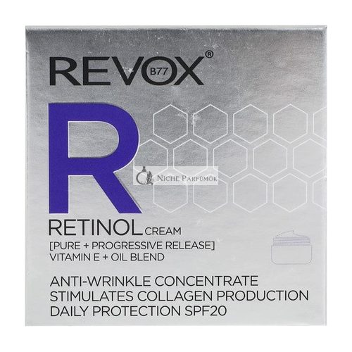 Revox 50ml Retinol SPF20 Denný Krém na Tvár