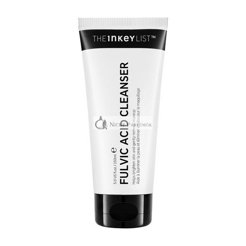 The Inkey List Fulvic Acid Cleanser 150ml - Odstraňovač make-upu pre zdravú pleť - Bez parfumácie - Pre všetky typy pleti