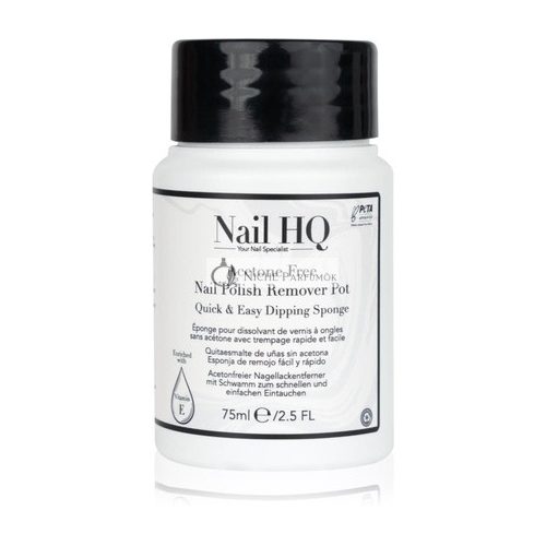 Nail HQ Odstraňovač Laku na Nechty bez Acetónu - 75 ml