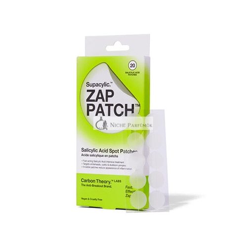 Carbon Theory Supacylic Acne Patches Zap Patch so salicylovou kyselinou - 20 kusov