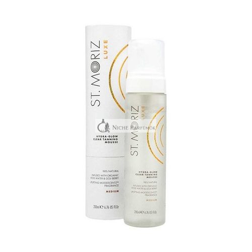 St Moriz Luxe Hydra-Glow Clear Tanning Mousse - Stredný, 200ml