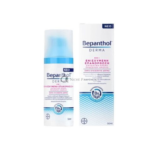 Bepanthol Derma Replenishing Moisture Denný Krém na Tvár 50ml