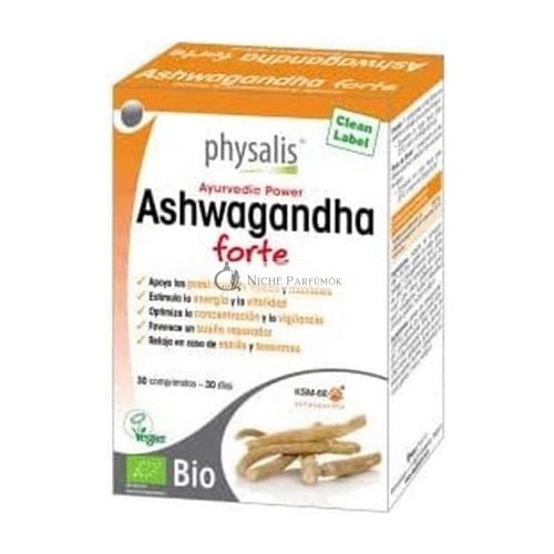 Organický Ashwagandha Forte 30 tabliet