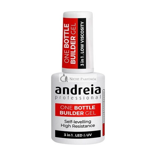 Andreia Professional Gel Builder na nechty Triphasic 3 v 1 LED a UV Soft White 14ml