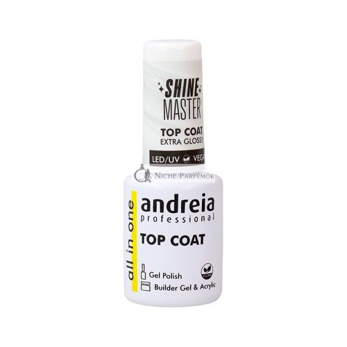 Andreia Gélový Lak Top Coat Tvrdý Lesk 105ml