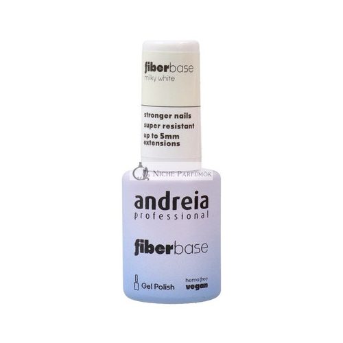 Andreia Gel Lak Fiber Základná Farba Mliečne Biela, 10.5 ml