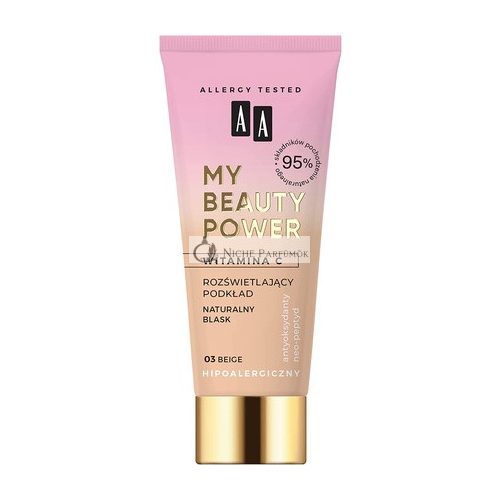 AA My Beauty Power Luminous Paint č. 03 Béžová, 30ml