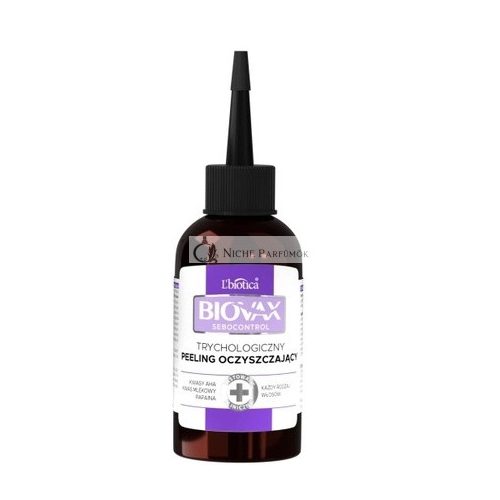 Biovax Sebocontrol Trichologický Čistiaci Peeling 100ml