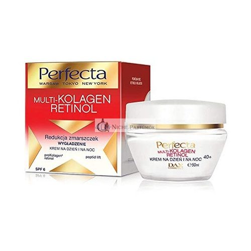 DAX Perfecta Multi Kolagén Retinol Denný a Nočný Krém na Tvár 60+ 50ml