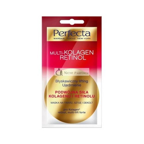 Perfektná Multi Kolagén Retinol Maska na Tvár, Krk a Dekolt 8ml