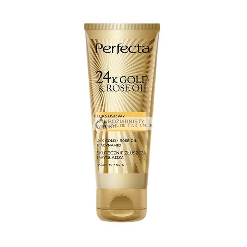 Perfecta 24k Zlatá Ruža Hrubý Čistiaci Peeling na Tvár 75ml