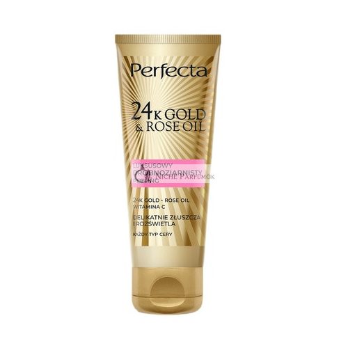 Perfecta 24k Zlatá Ruža Jemnozrnný Čistiaci Peeling 75ml