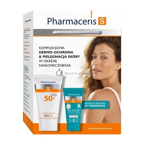 Pharmaceris S Barrier Set Telo Balsam 150 Ml Upokojujúci-Regeneračný Balsam 50 Ml