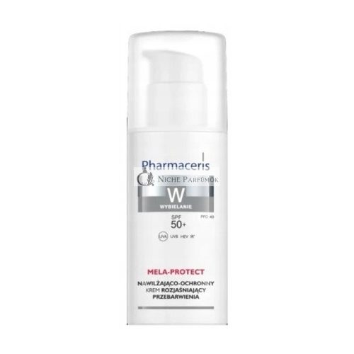 Pharmaceris W Mela-Protect Hydratačný a Ochranný Krém na Denné Použitie, SPF 50, 50 ml