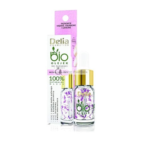 Delia Cosmetics Posilňujúci Bio Olej na Nechty a Kutikuly 11ml - Kvet Amaranth