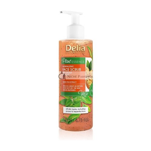 Delia Cosmetics Rastlinný Esenciálny Peeling na Tvár, 200 ml