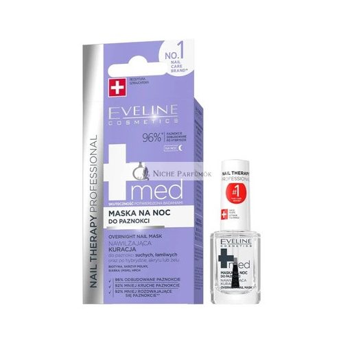 Eveline Cosmetics MED+ Nočný maska na nechty 12ml