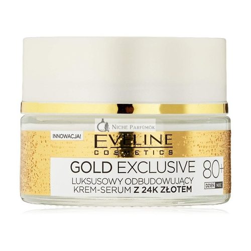 Eveline Cosmetics Gold Exclusive Luxusný Denný/Nocný Krém 80+, 50ml